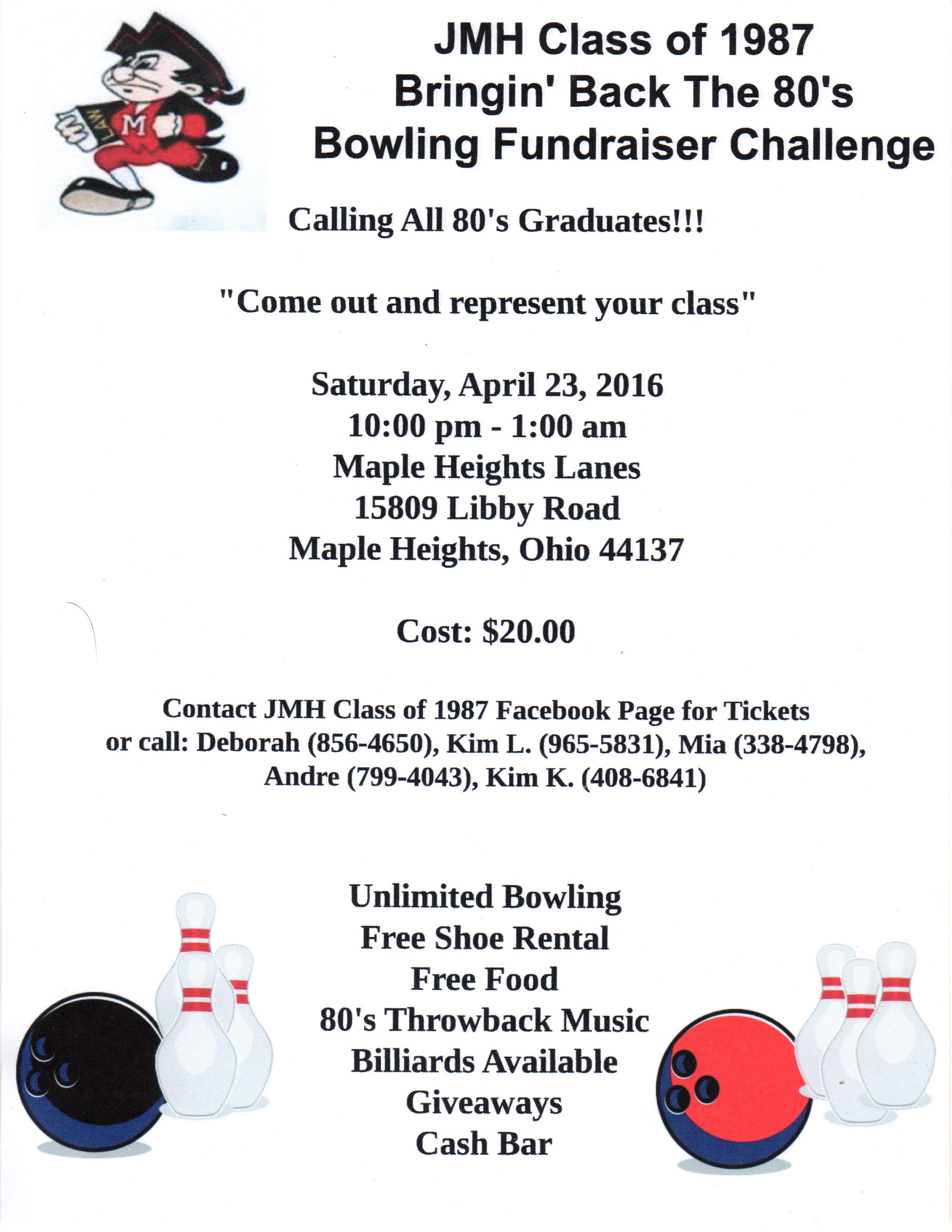 Bowling Party Flier April 23 2016